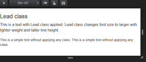 Bootstrap-Lead-class