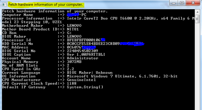 Fetch-Hardware-Information-your-computer