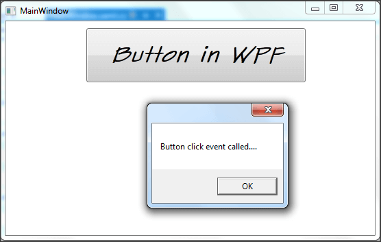 Button - WPF Tutorials step by step-Output