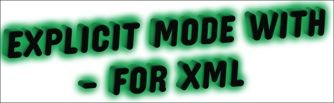 EXPLICIT Mode with FOR XML