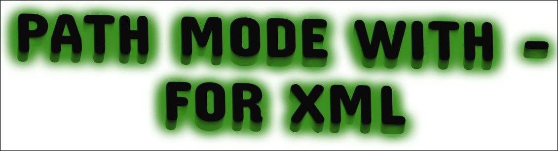 PATH Mode with FOR XML